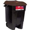 Tayg Eco - Contenitore per rifiuti 100 litri con base nera e coperchio marrone