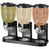 Mingchengheng Dispenser per cereali doppio - Dispenser per snack - Cereal Dispen
