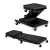 Relaxdays Carrello sotto Auto da Meccanico, Sgabello Officina con Ruote 360°, Re