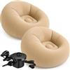 Malloom Set di 2 poltrone gonfiabili, poltrone gonfiabili, poltrone pigre gonfiabili per