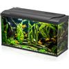 Aqpet Acquario Acqua Dolce Simply Led 100 Completo Di Accessori Filtro 80x30x46