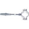 OTER COLLARE PESANTE ZINCATO CON TASSELLO E VITE 1/2 (mm. 21-23)