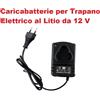 universale Ricambio Caricabatteria x Trapano Avvitatore Elettrico al Litio da 12 V