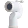 CURVA TECNICA PER SANITARI REGOLABILE DA 15 A 23 CM CON DM 100