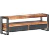 vidaXL Mobile Porta TV 120x30x40 cm in Legno Massello vidaXL