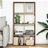 vidaXL Libreria Divisorio Rovere Artigianale 69,5x29x137,5 Truciolato libreria vidaXL