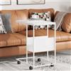 vidaXL Tavolino in Legno Multistrato Arredamento 55x36x59,5 cm Colori Diversi vidaXL