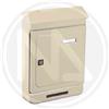 Alubox cassetta postale per esterno "uno maxi" avorio l. 26,3 x h. 39,5 x p. 7cm