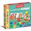 Clementoni Sapientino Montessori Flashcards Il Trenino delle Forme Educativo 1+ Clementoni