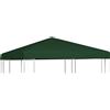 vidaXL Copertura Superiore per Gazebo in Tessuto 310 g/m² Beige Tetto Tendone vidaXL