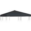 vidaXL Copertura Superiore per Gazebo in Tessuto 310 g/m² Beige Tetto Tendone vidaXL