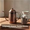 Bricco per Caffè con Beccuccio Sottile Finitura Bronzo Antico per Bar, Baristi