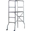 Marchetti TRABATTELLO ACCIAIO ZINC TRIO 60X130XH188 CM- 1,0 pz