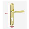 colombo MANIGLIA COLOMBO ROBOT CD41 CON PLACCA OROPLUS PORTA yale