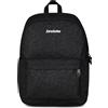 Invicta Zaino Scuola Carlson Shine, Nero, 24 L, Effetto brillantini, Monoscompar