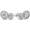PANDORA Pandpra Timeless 293774C01 Boucles d'oreilles souples en argent sterling avec zircone, 3x7,8x12,2 mm, Argent sterling, Zircone cubique