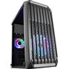 Mars Gaming MC-S2, Case PC Micro-ATX Ultra-Compatto, Griglia Frontale, 2x Ventol