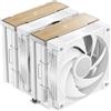DeepCool Dissipatore Raffreddatore d'aria 12 cm Bianco 2 Ventole 2200 Giri/min