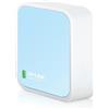 TP-Link TL-WR802N router wireless Fast Ethernet Banda singola (2.4 GHz) Blu, Bia