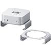 Hagibis Supporto per Mac Mini M4 in lega di alluminio per Mac Mini M4/M4 Pro 202