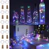 Liuyife 10 Pezzi Di Luci per Bottiglie Con Tappo Di Sughero Multicolore 2M 20 LED Mini