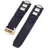 Cinturino orologio per Cartier 21 Cronoscaph silicone 10-20mm W10198U2 W10197U2