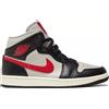 Jordan 41 EU BQ6472 060 Nike Air Jordan Air 1 Mid Nero College Grey Donna
