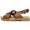 IGI&CO SCARPE DONNA SANDALI BASSI INCROCIATI CON STRAPPO 1165922 CUOIO PELLE
