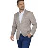 Emporio Giacca da uomo casual Sariana in di cotone Blazer Beige primaverile estiva 46 M