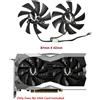 GA92A2H DC12V graphics fan for ZOTAC GAMING GeForce RTX 2060 AMP Graphics card #