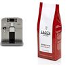 Gaggia RI9305/11 Brera, Caffè in Grani o Macinato, 1400 W, Argento/Nero, 100% Made in Italy Miscela Espresso 100% Arabica in Grani - 1000 gr