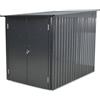 tepro Box per attrezzi in metallo, bici & More Midi, antracite, dimensioni: 142 x 197 x 157 cm