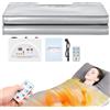 Minenice Coperta per Sauna a Infrarossi, MINENICE 2 Zone Far Infrared Sauna Blanket Termo