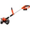 Kraft&Dele Decespugliatore Tagliaerba Elettrico 1500mAh 18V Asta Bordatore Giardino