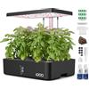 iDOO 12 baccelli Smart Garden, Giardino Intelligente con Timer Automatico LED La
