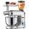 Homlee Impastatrice Planetaria,Robot Da Cucina Multifunzione 1800W,Tritacarne Pe