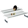 MACA MENSOLA COLAPIATTI ACCIAIO CROM C/SUPP 86 CM- 6,0 coppie