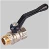 TIEMME VALVOLA A SFERA PASSAGGIO STANDARD M-F LEVA ALLUMINIO - 1/2 PN 30
