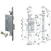 CISA Serratura Triplice da Infilare Doppia Mappa con Scrocco 57215 60 mm Gambo