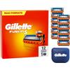 Gillette Fusion 5, 12 Lamette di Ricambio per Rasoio Gillette Fusion5, Con Stris