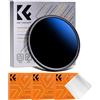 K&F Concept Nano-K 58mm Filtro Variabile ND2-400 (1-9 stop) in Vetro Ottico con
