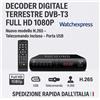 Fenner Drives DIGITALE TERRESTRE DVB-T3 DECODER TV SCART HDMI 4K H265 TELECOMANDO RICEVITORE