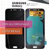 Samsung DISPLAY SAMSUNG GALAXY J7 2017 J730 SCHERMO OLED VETRO LCD NERO TOUCH SCREEN