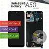 Samsung DISPLAY PARI ORIGINALE SAMSUNG GALAXY A50 SM-A505 SCHERMO OLED VETRO TOUCH FRAME