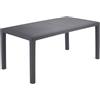 IPAE-PROGARDEN Tavolo Joker Cm 138 x 78X72 H Colore Antracite