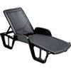 IPAE-PROGARDEN LETTINO POOL IMPILABILE PROGARDEN - PP ANTRACITE CM 71X192 H.CM 46