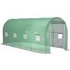 Outsunny Serra a Tunnel da Giardino 5x2x2m con 8 Finestre e Porta Avvolgibile
