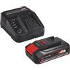 Einhell BATTERIA + CARICABATTERIA POWER-X-CHANGE 18 V - 2,5 Ah