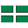 AZ FLAG BANDIERA CONTEA DI DEVON 90x60cm - BANDIERA COUNTY OF DEVON - INGHILTERRA 60 x 9