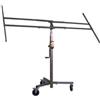AKIFIX ALZALASTRE TELESCOPICO A CREMAGLIERA CON RUOTE 110x76 cm - 153h - AKIFIX
